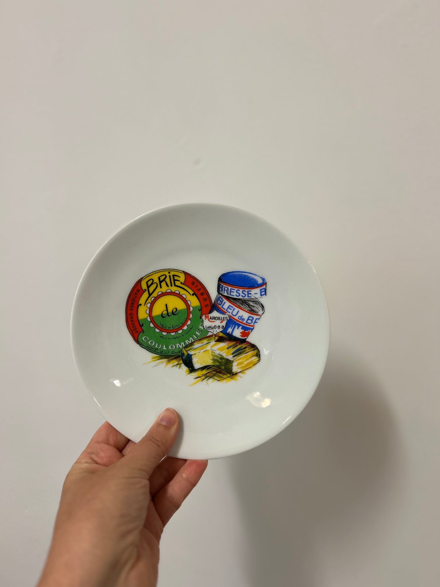 Ensemble d’assiettes à fromage porcelaine de limoges