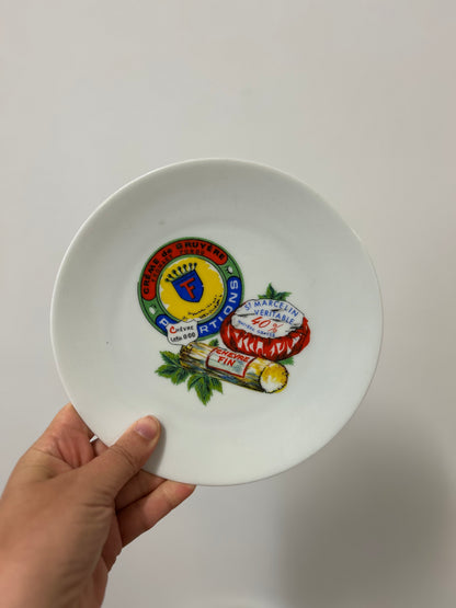 Ensemble d’assiettes à fromage porcelaine de limoges