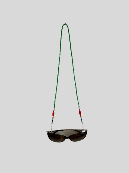 Chaîne de lunette - verte