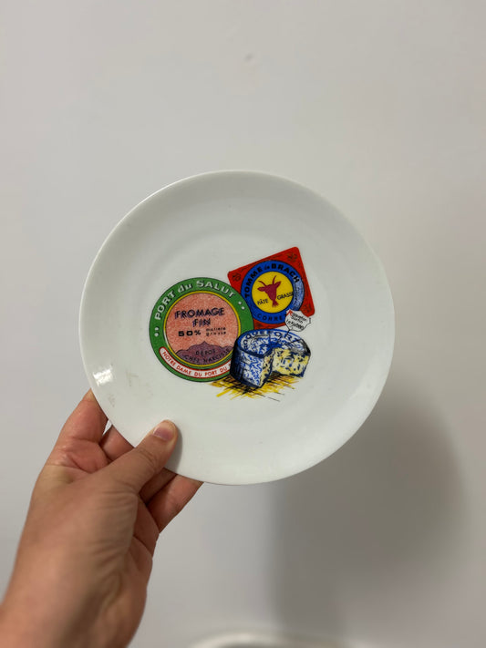 Ensemble d’assiettes à fromage porcelaine de limoges