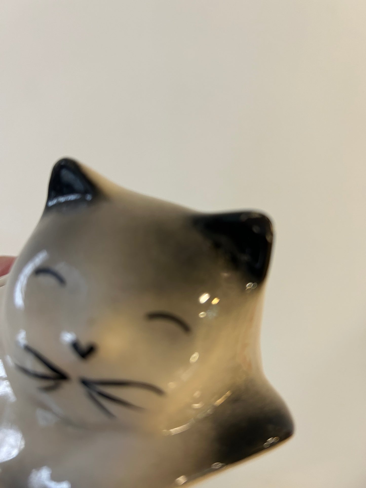 Boîte chat en céramique