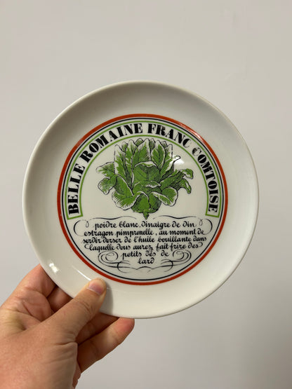 Ensemble d’assiettes à salade porcelaine d’Auteuil