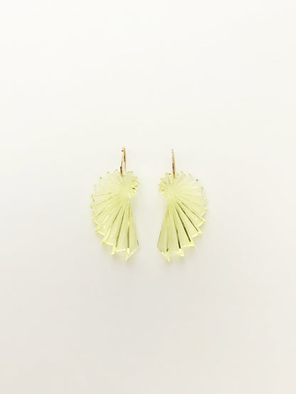 Boucle d'oreille jaune - edition limitée