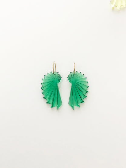 Boucle d'oreille verte - édition limitée