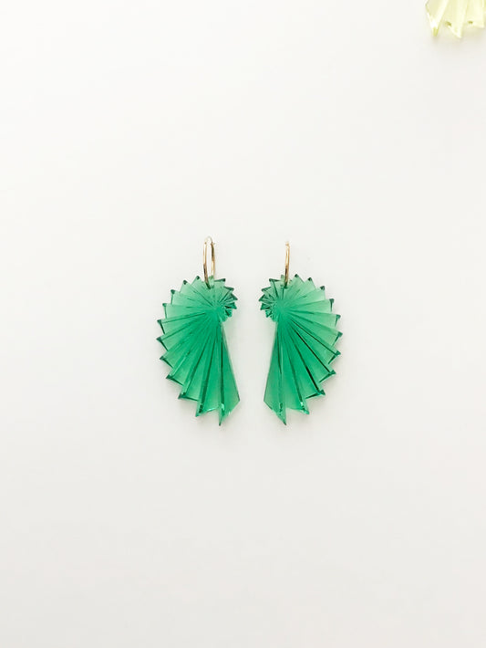 Boucle d'oreille verte - édition limitée