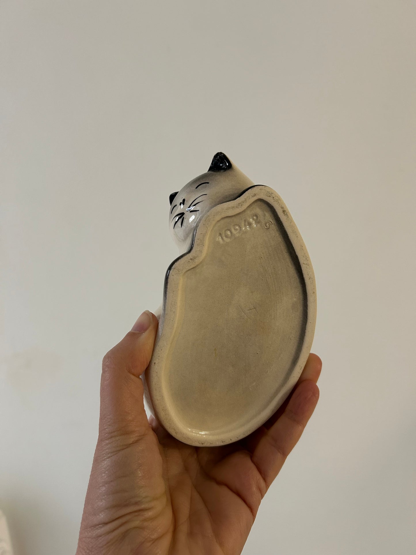 Boîte chat en céramique